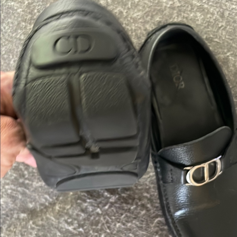 Christian Dior Odéon Loafer Black Leather Men's Loafers. Size 40 EU. Size 7 US. - Picture 3 of 7